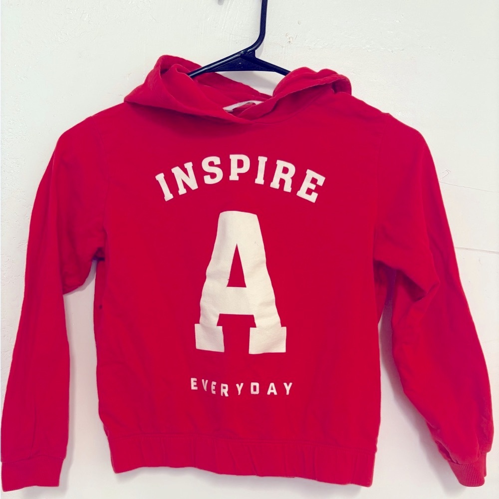 UNISEX H&M Red Inspire Everyday Kids Hoodie #fall